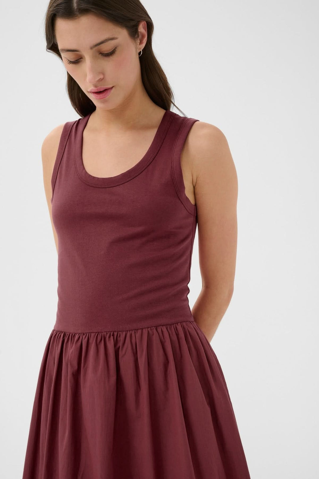 Bodhi Midi Dress with a Flowy Skirt