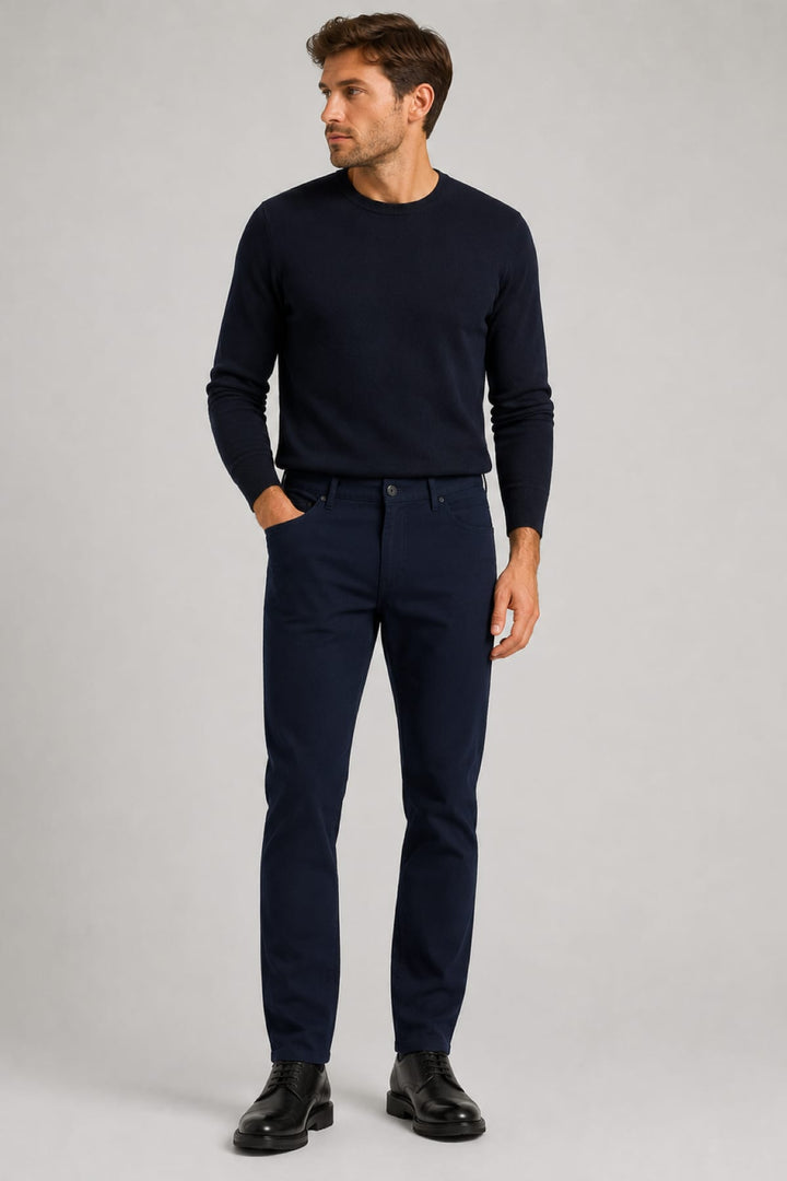 Front view of Brax modern black men&