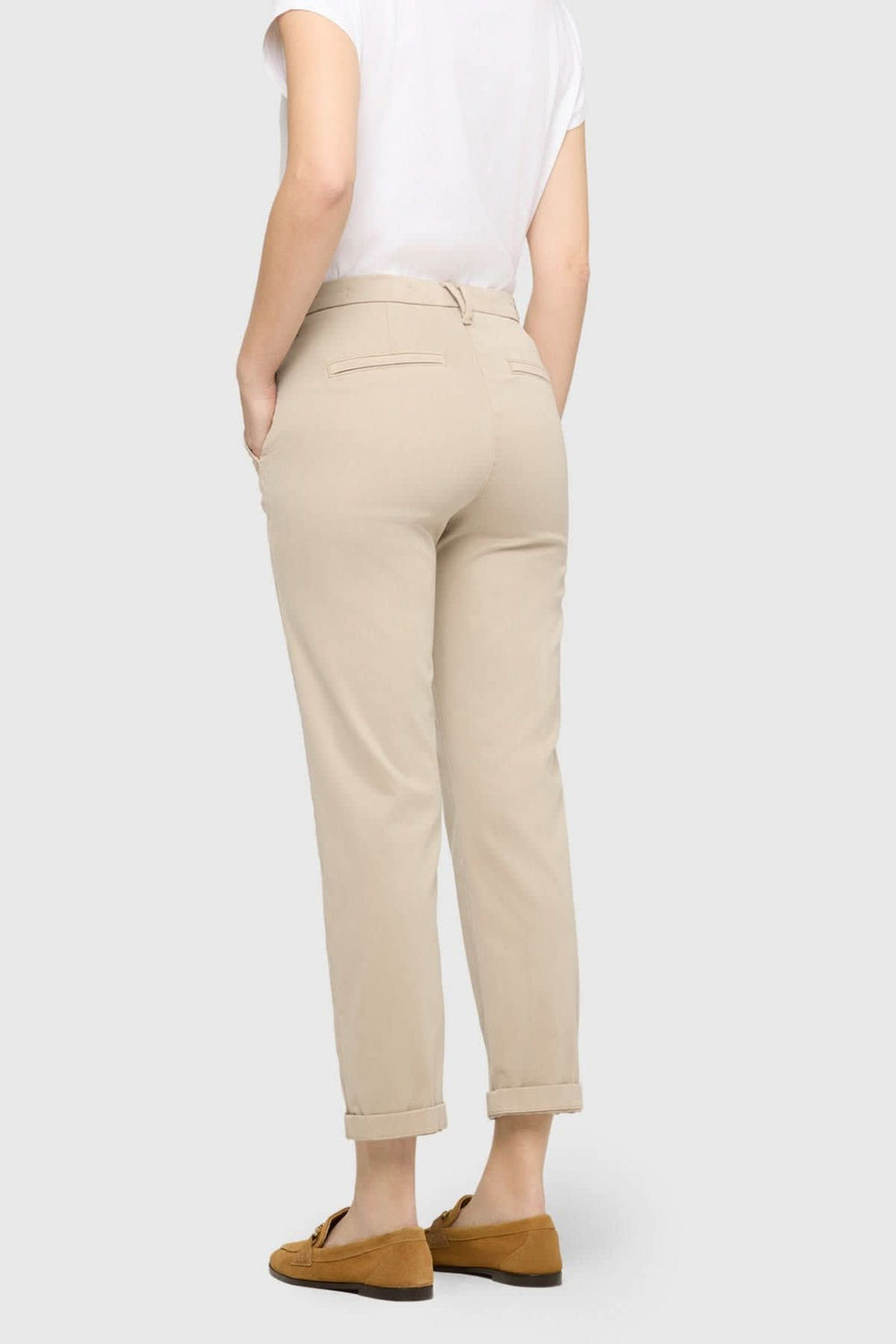 Mac Jeans women's slim chino trousers with narrow leg