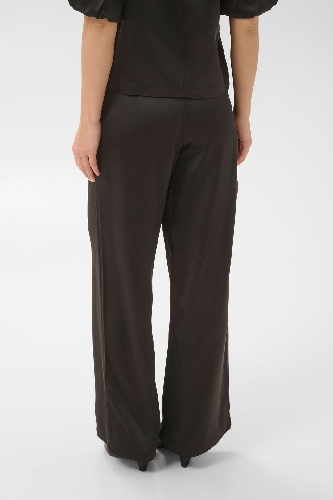 Part Two Dalilla fluid wide-leg trousers for women, front view