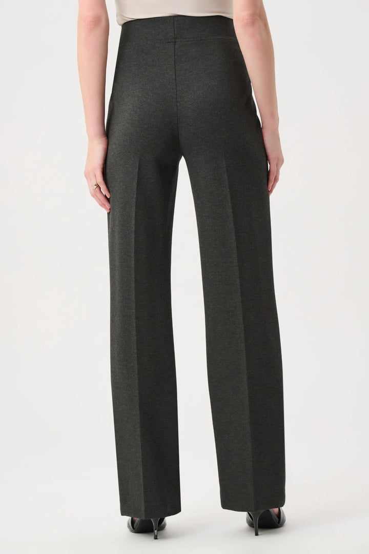 Vue de côté pantalon habillé Joséph Ribkoff noir avec détails couture - Valérie Simon