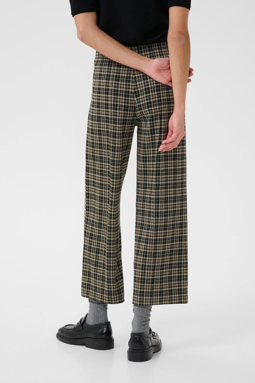 Pantalon large à carreaux Llisan pour femme Part Two