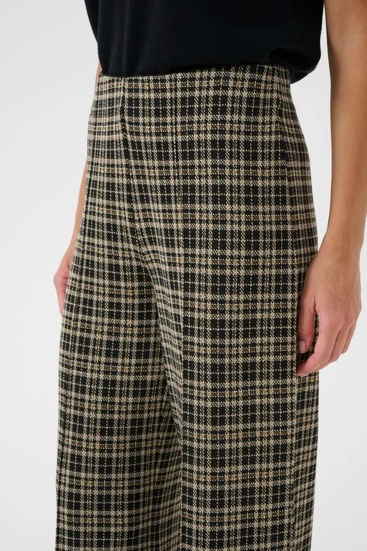 Pantalon large à carreaux Llisan pour femme Part Two