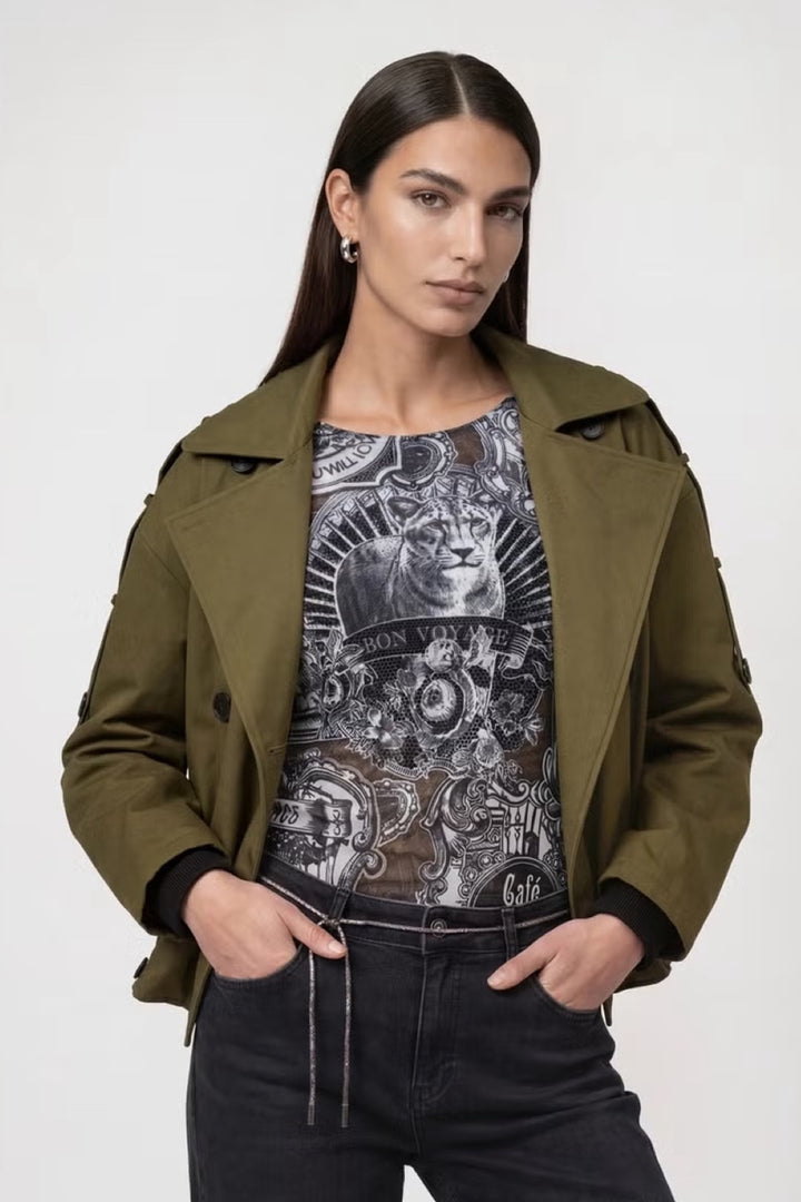 Veste surdimensionnée matelassée