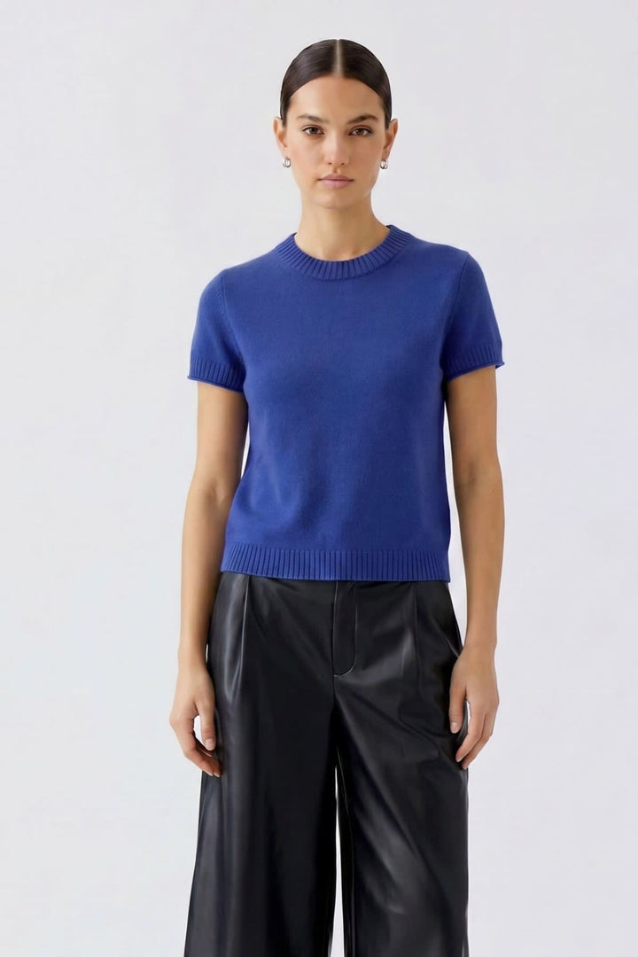 Pull à manches courtes pour femme Oui