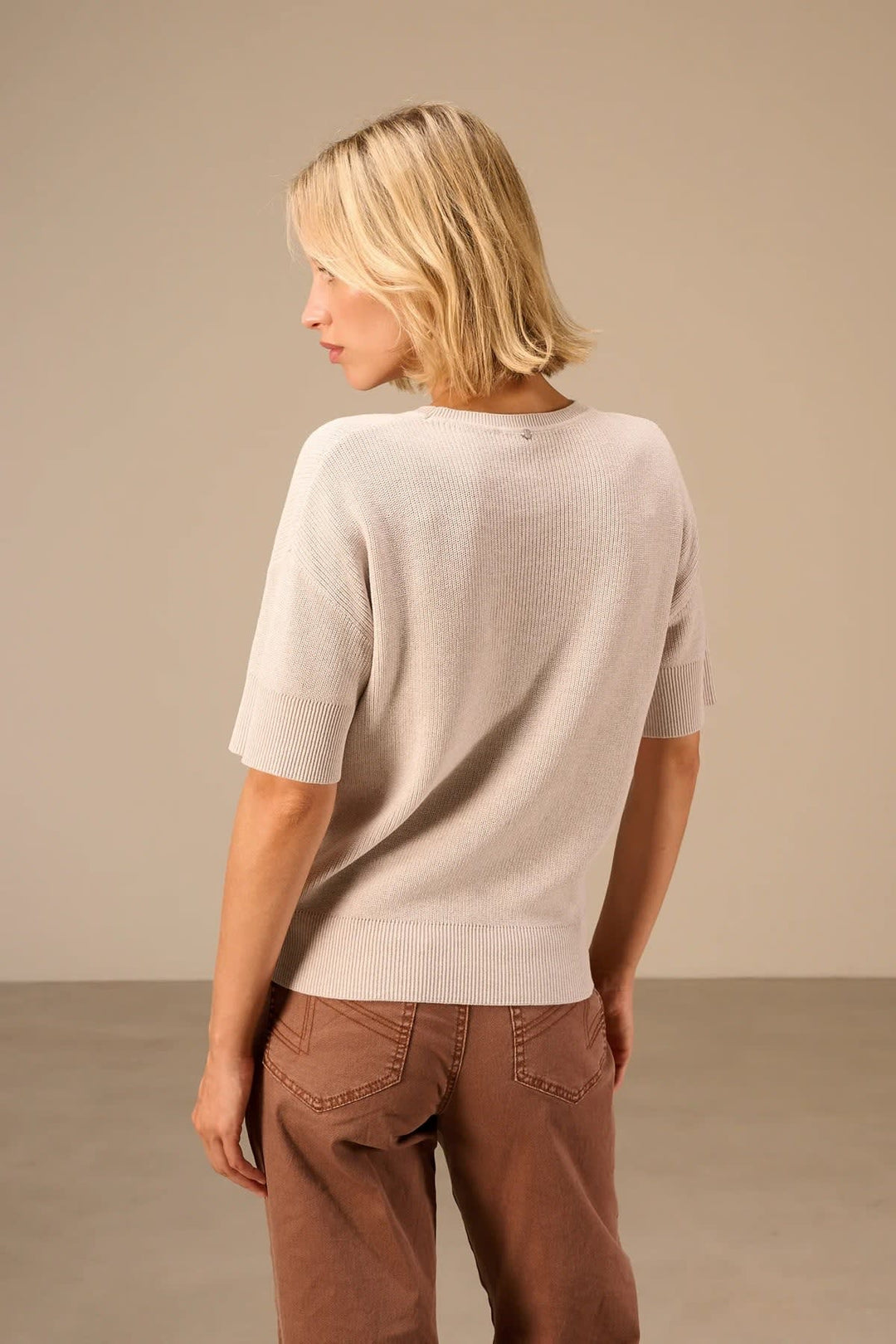 Pull à manches courtes pour femme Nile