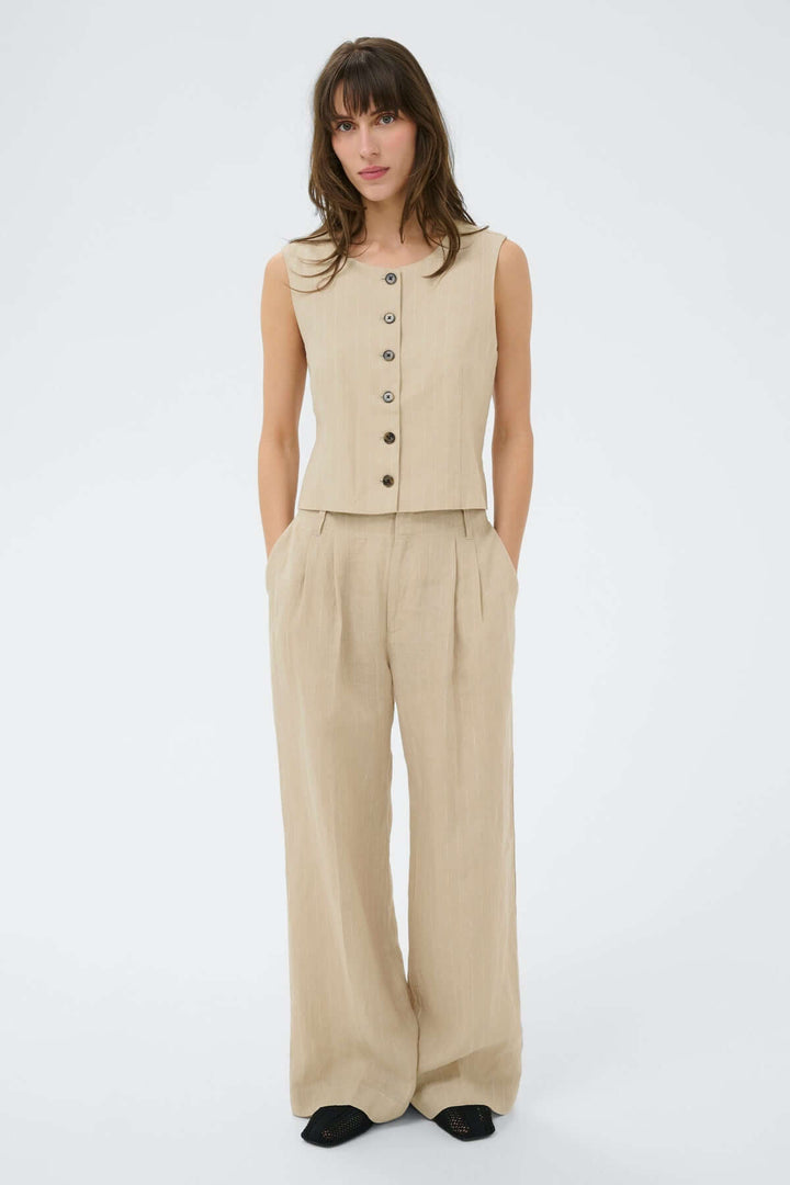 Aliya linen pants