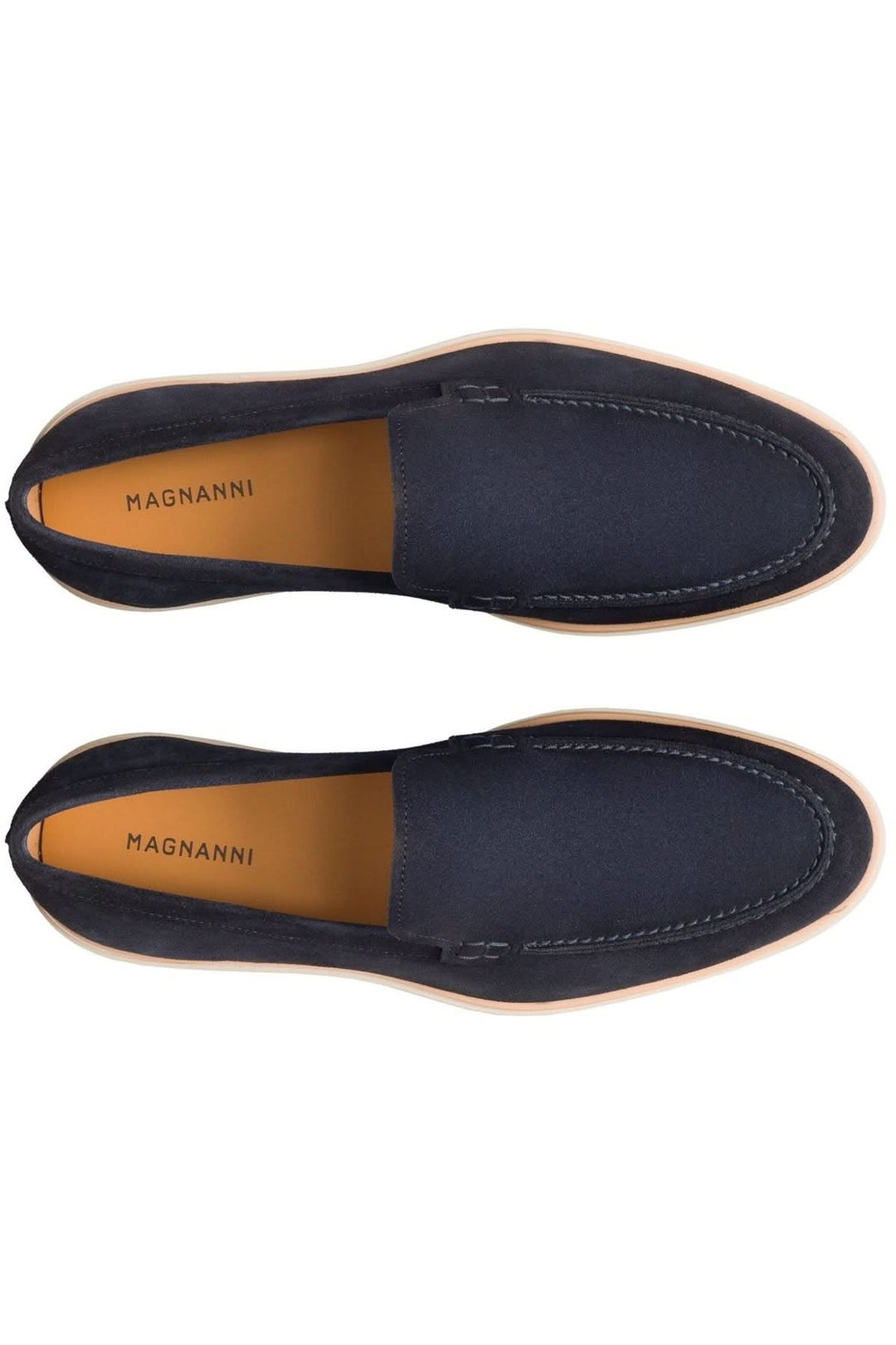 Mocassin Apolo en suede bleu, silhouette moderne pour un style décontracté, chaussure légère et élégante, qualité supérieure.