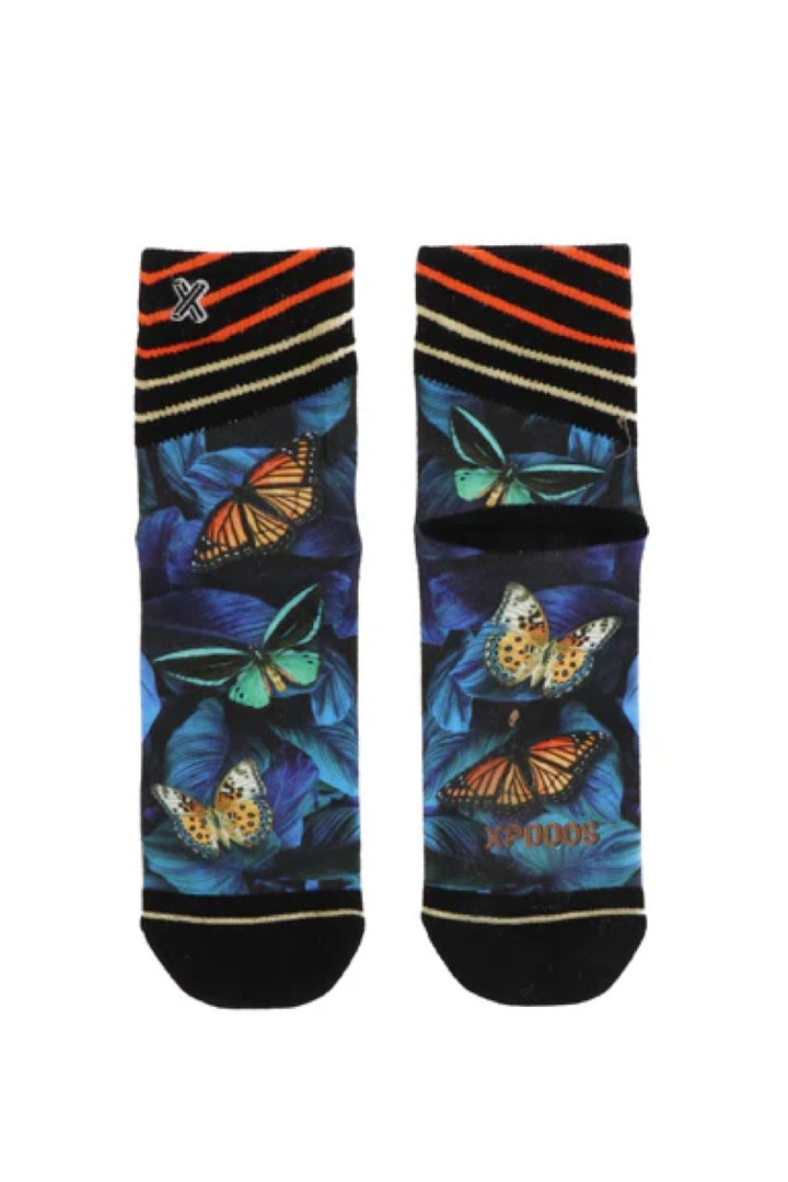 Chaussettes courtes papillon