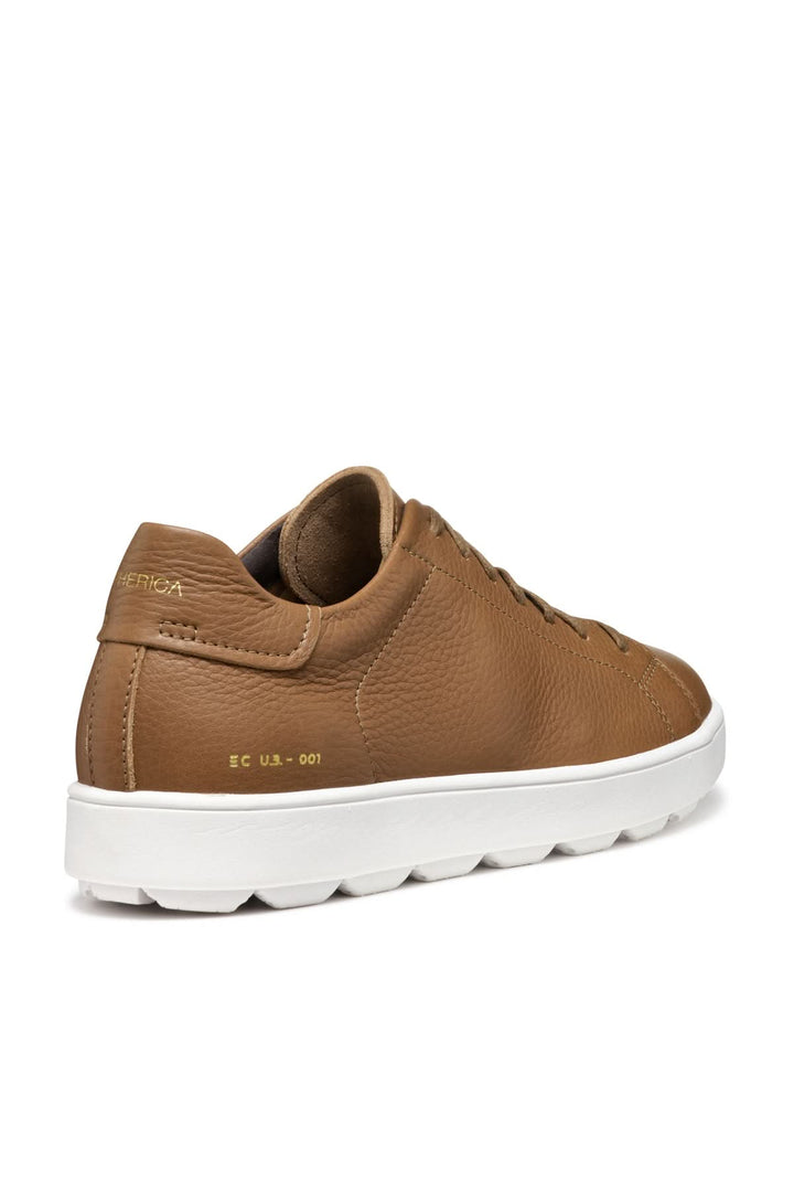 Textured leather sneakers