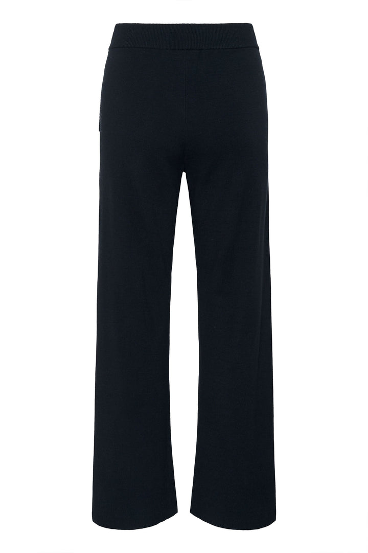 Pantalon en tricot à jambe large