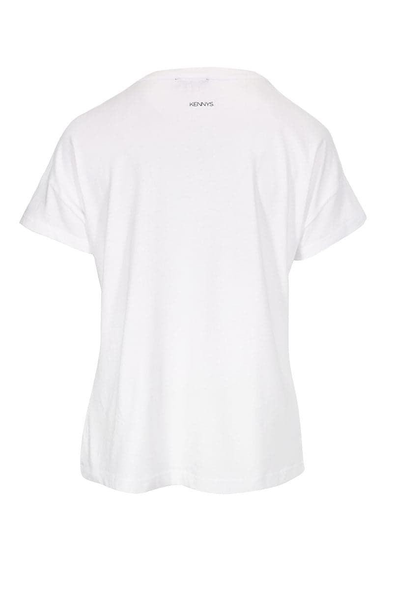 T-shirt à imprimé illustré pour femme kennys