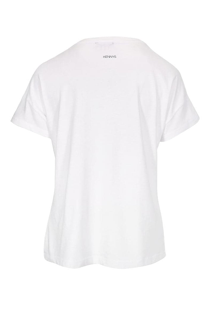 T-shirt à imprimé illustré pour femme kennys