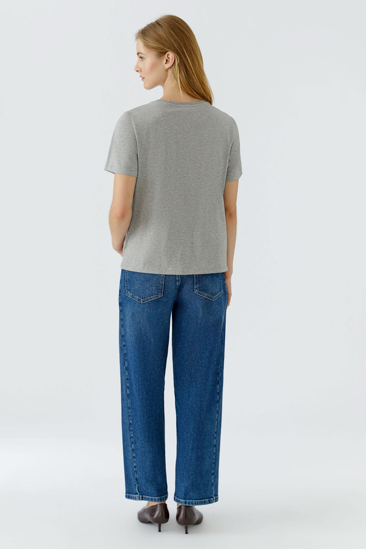 T-shirt à imprimé mode et détails scintillants pour femme Oui