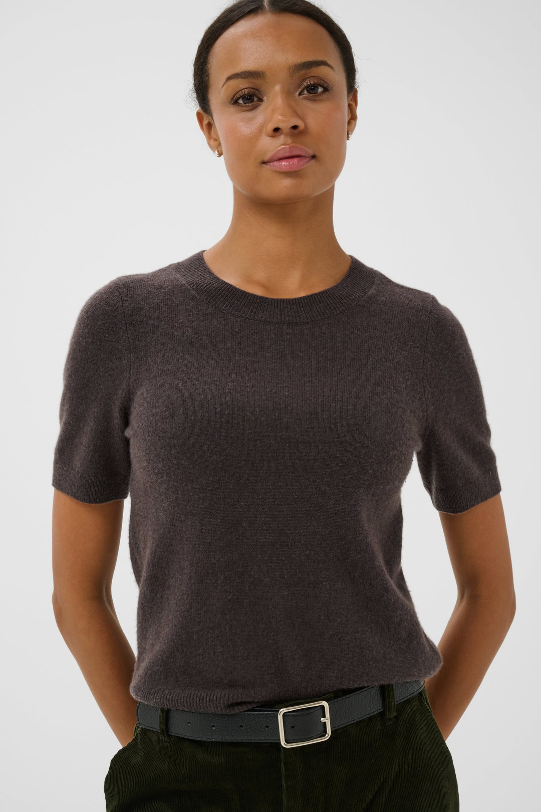 T-shirt en tricot à manches courtes Everlotta pour femme Part Two