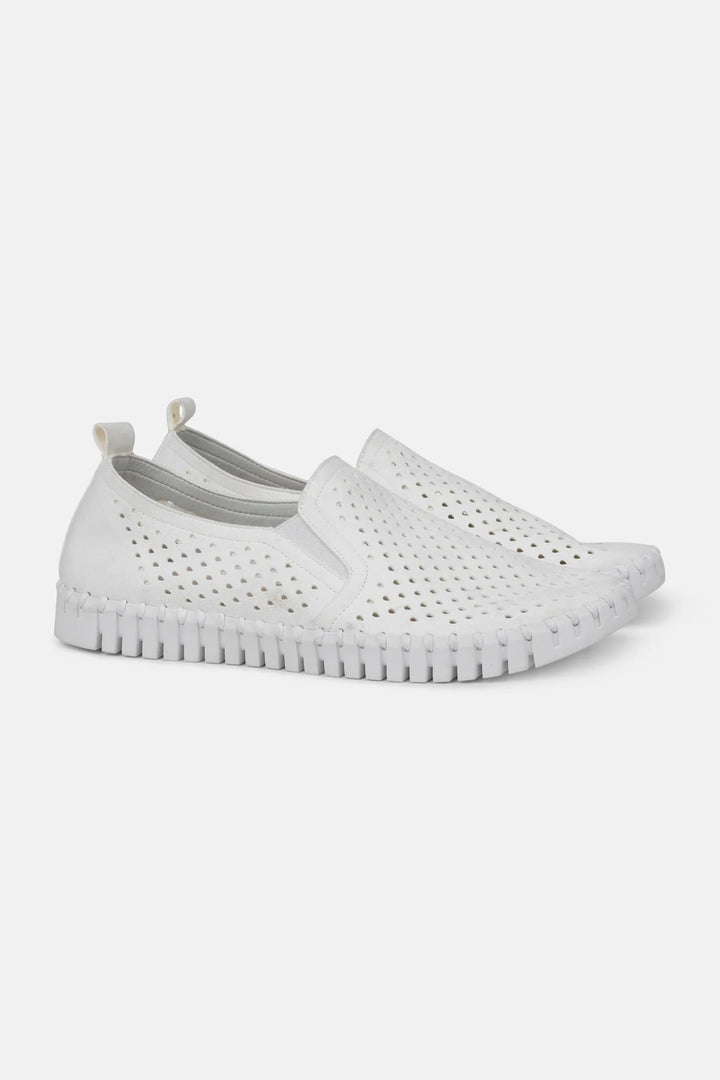 Chaussure slip-on perforée