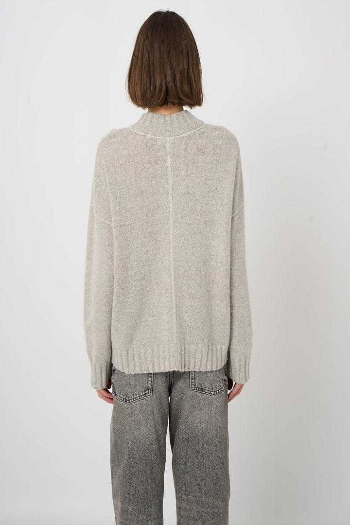 Tricot à col fendu pour femme Repeat Cashmere