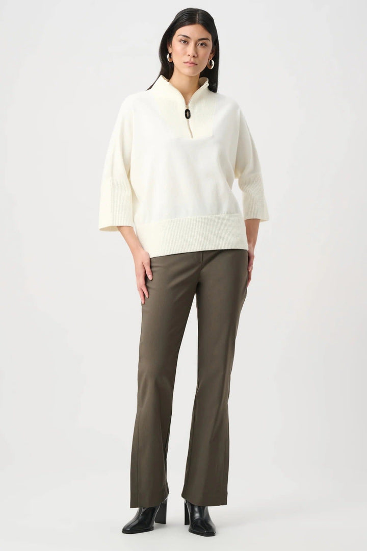 Vue portée tricot texturé Joseph Ribkoff blanc pour femme - Valérie Simon