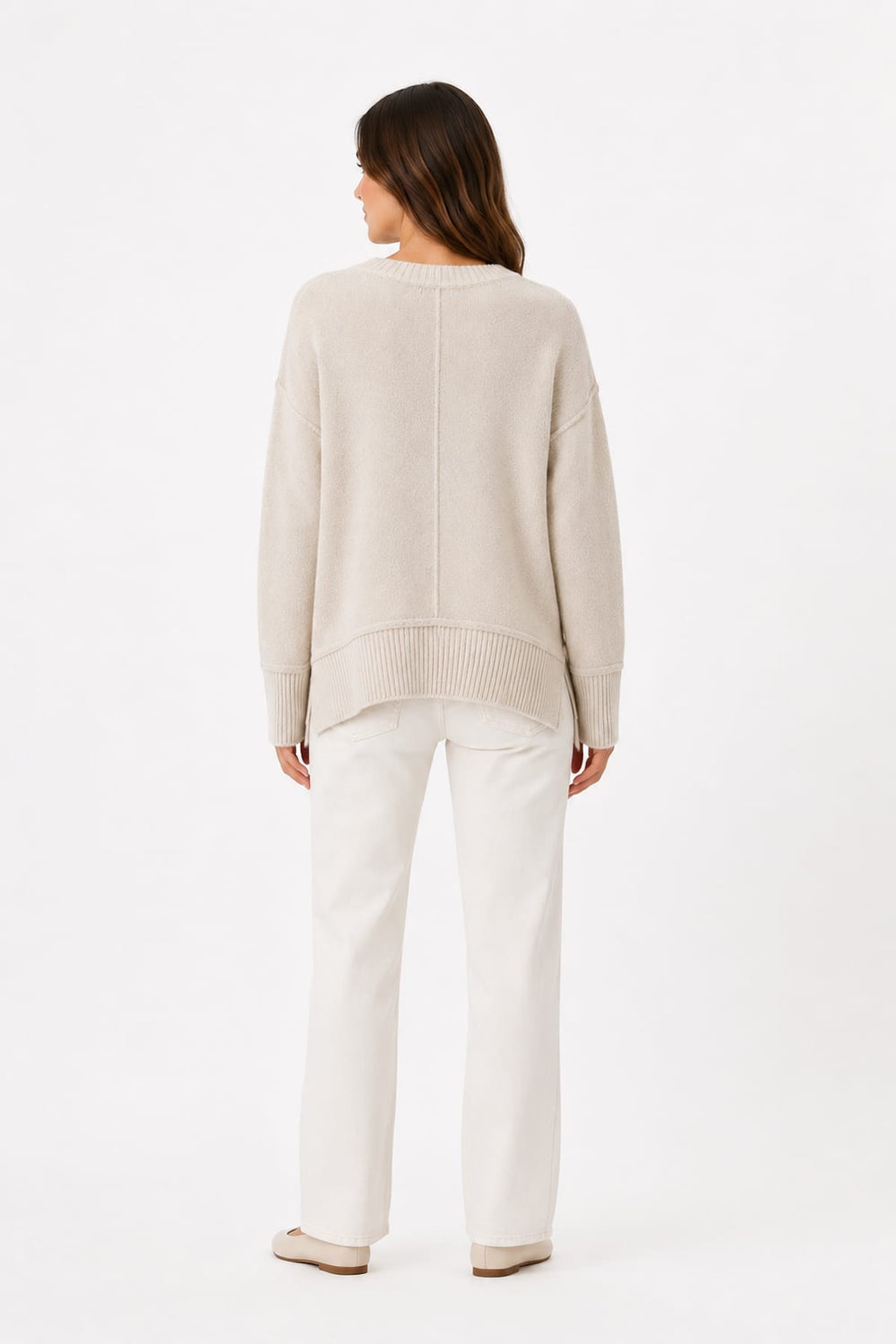 Tricot ample à œillets décoratifs pour femme Coco y Club