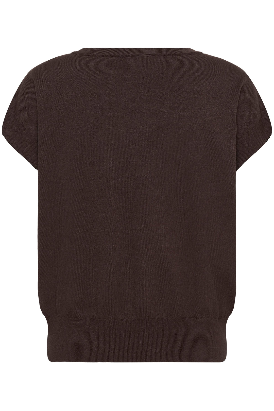 Vue de face tricot fleur appliquée Cream pour femme blanc - Valérie Simon