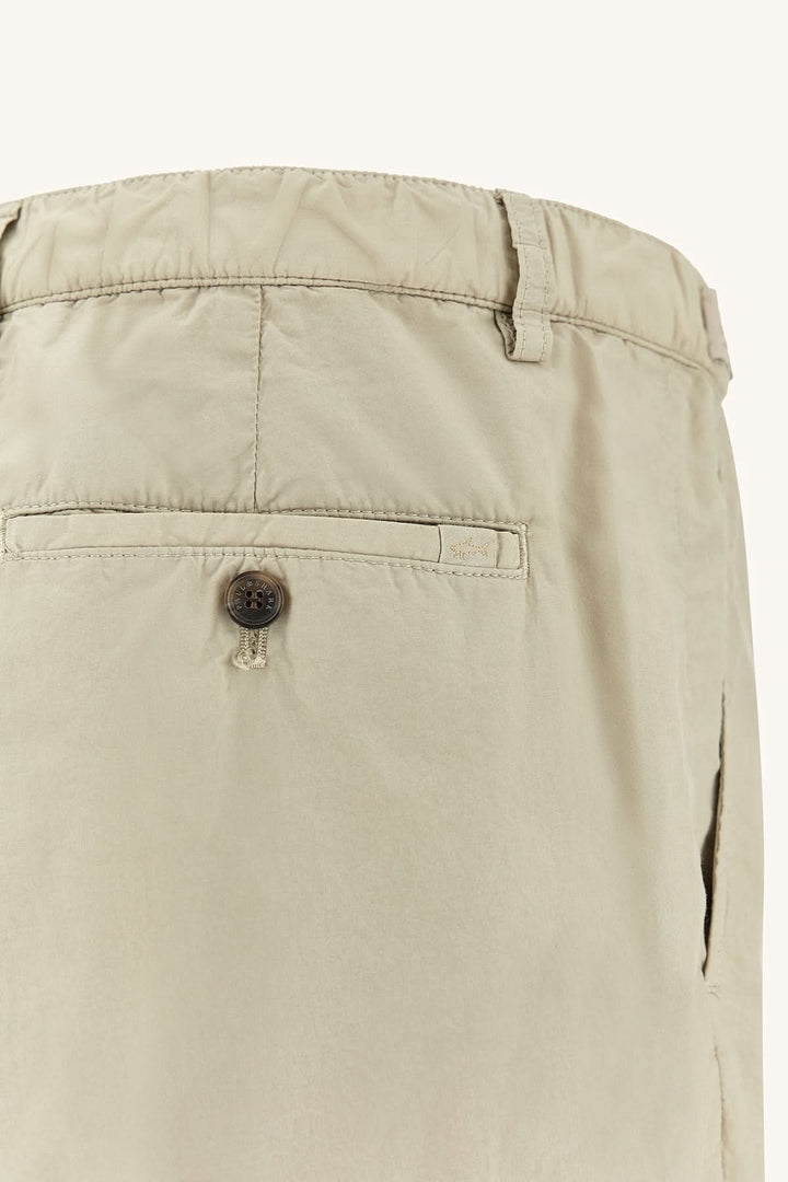 Ultra-lightweight cotton poplin Bermuda shorts