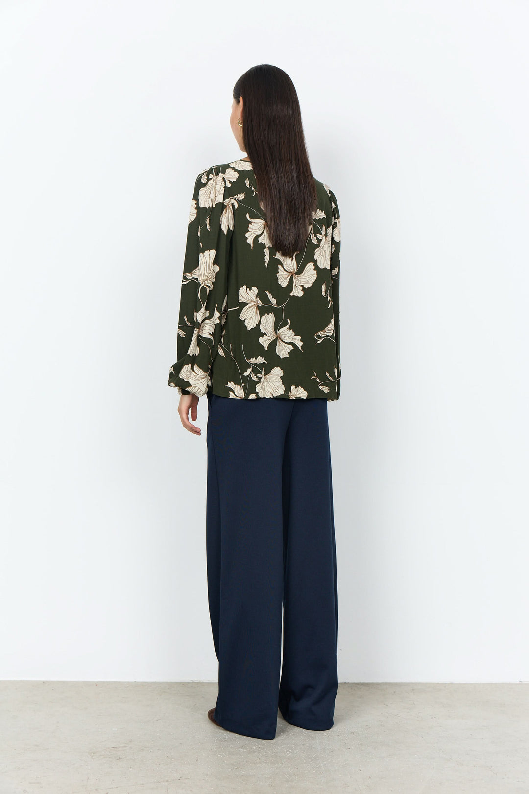 Blouse Hamida fluide à imprimé floral