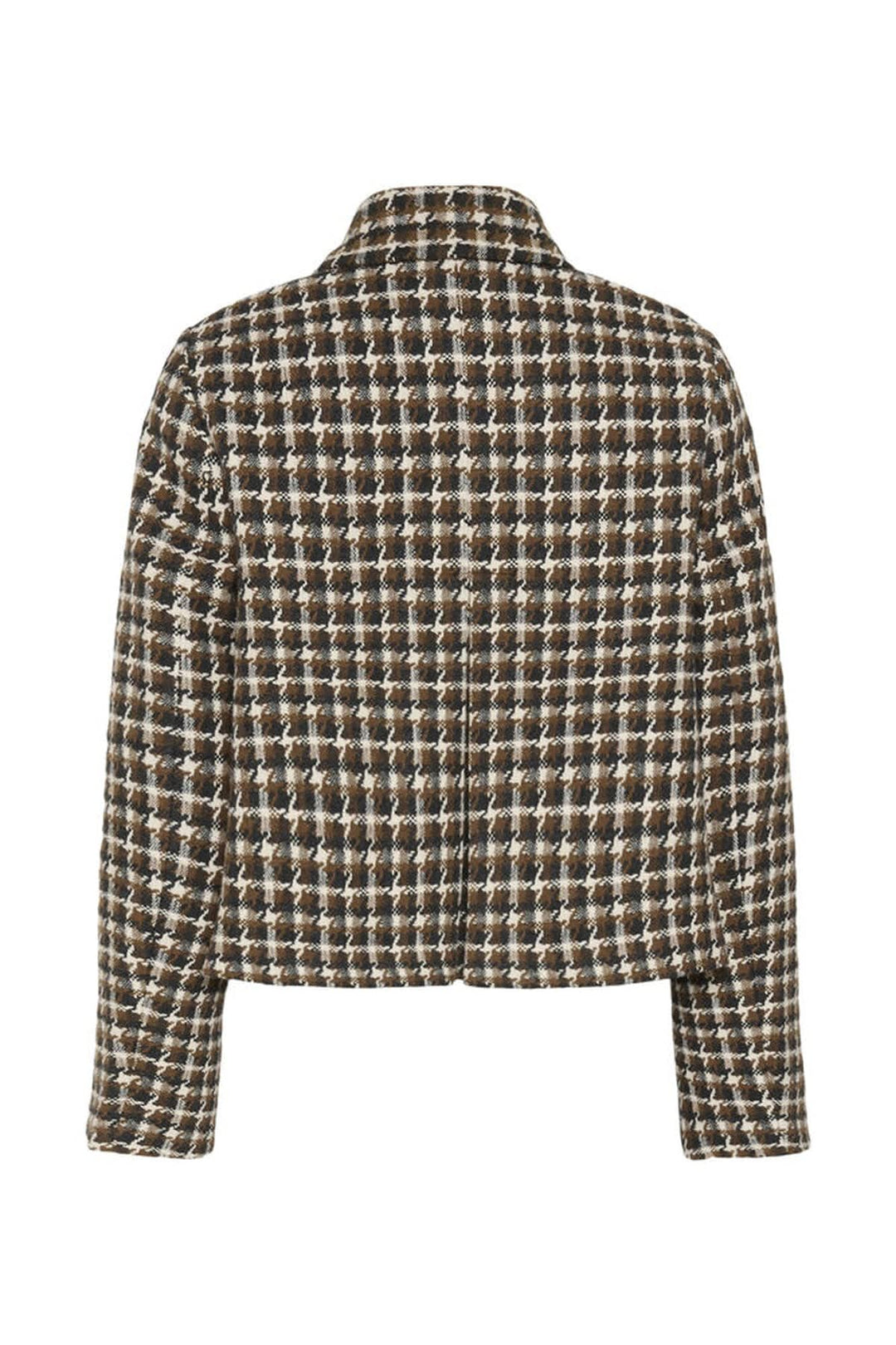 Veste à carreaux texturés Carsonne vue de face pour femme Inwear