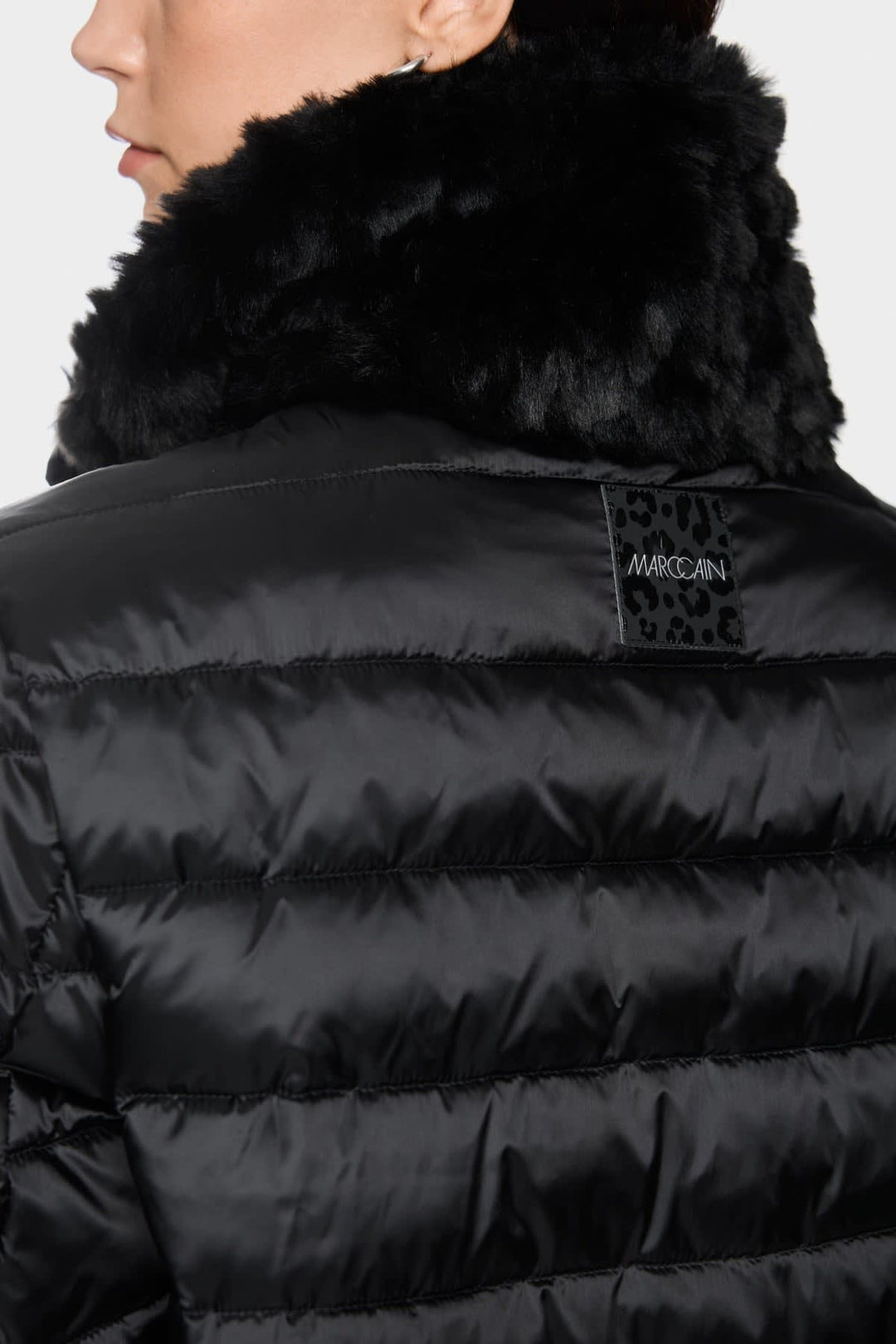 Veste matelassée avec fausse fourrure pour femme Marc Cain