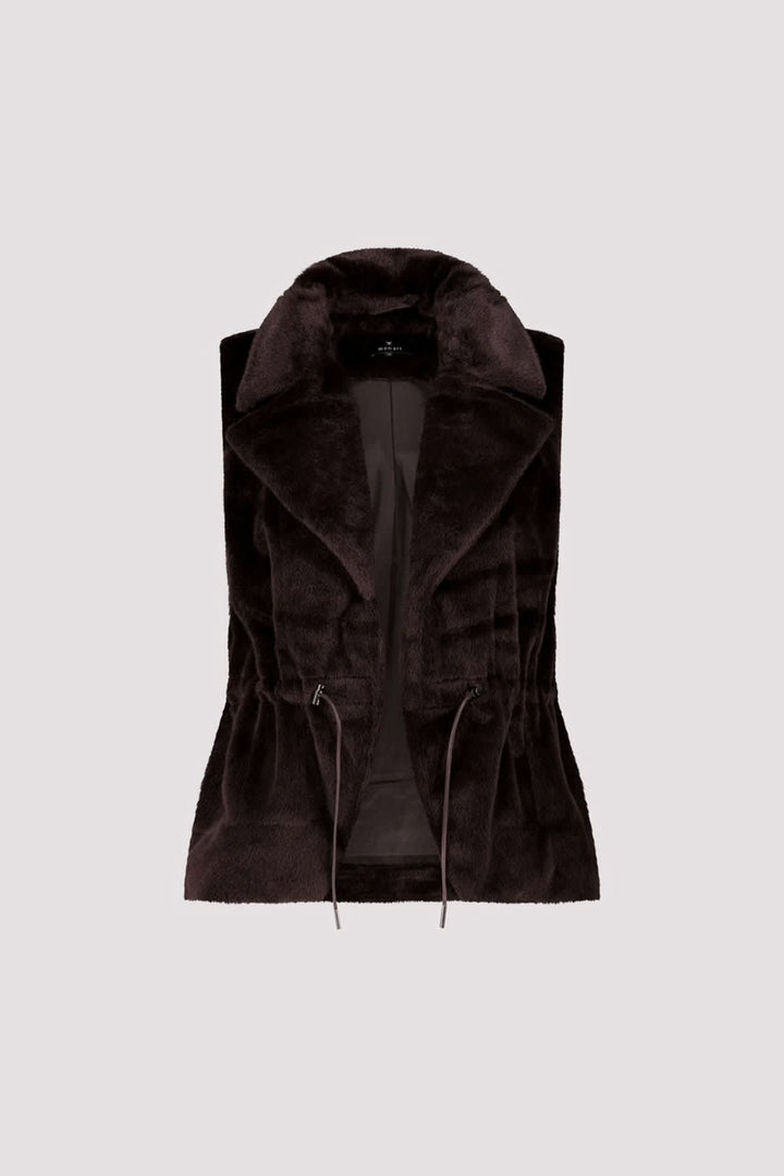 Veste sans manches en fausse fourrure pour femme Monari