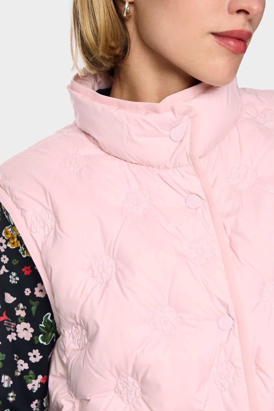 Veste sans manches réversible matelassée et effet teddy pour femme Marc Cain
