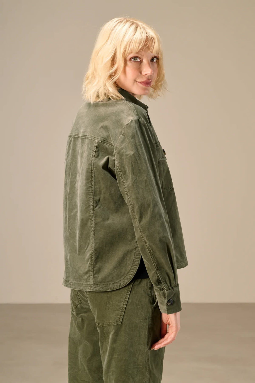 Veste style surchemise à poches pour femme Nile