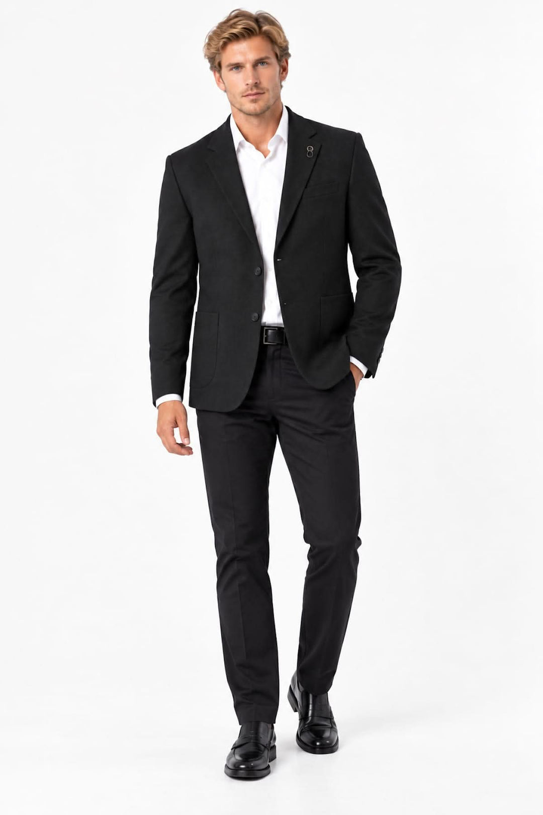 Veston ajusté à texture raffinée pour homme Lief Horsens