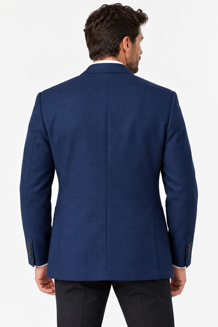 Veston structuré à texture subtile vue de face pour homme Lief Horsens
