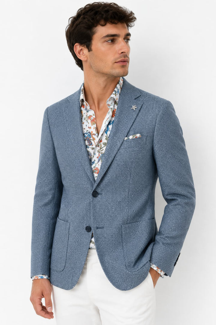 Light gray textured men&