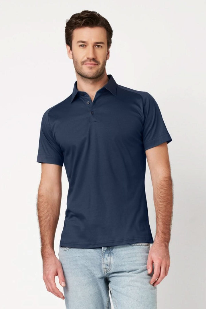 Sleek, high-performance short-sleeve polo shirt