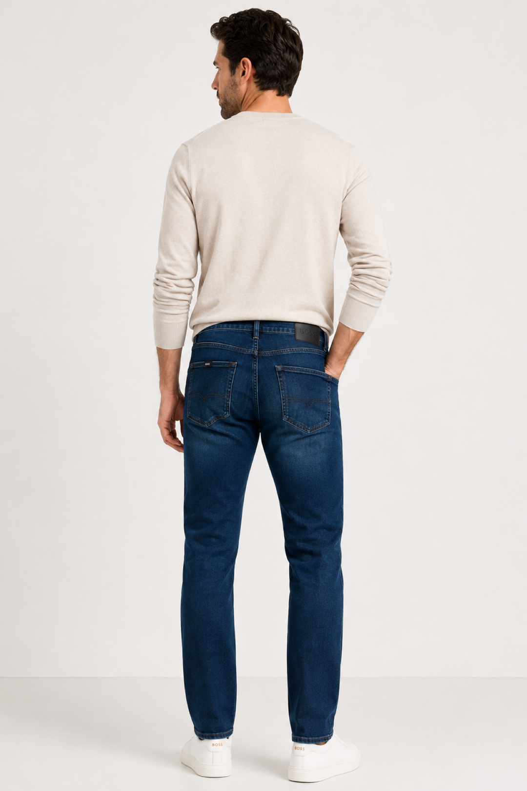Jean coupe moderne extensible