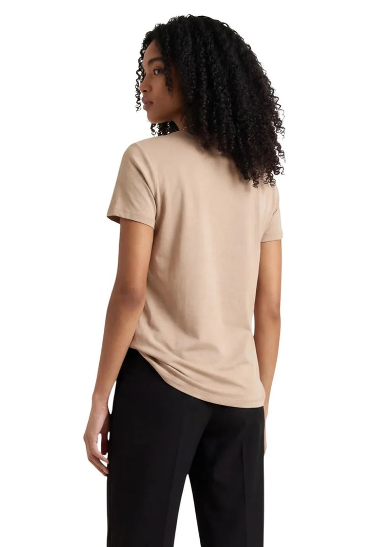 T-shirt with floral appliqué
