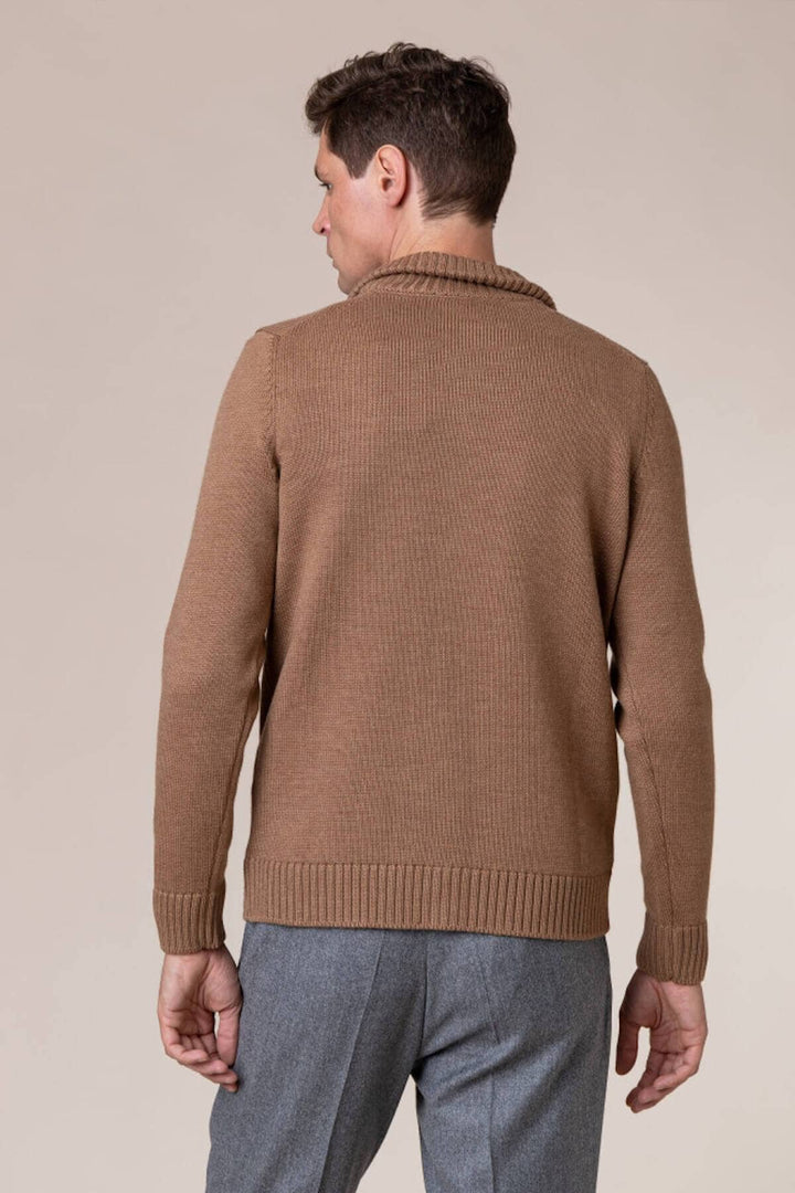 Cardigan caramel Homme - Hauts - Cardigan Gran sasso