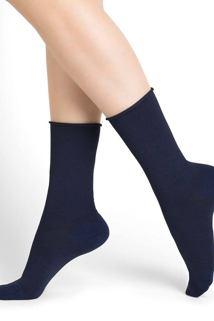 Chaussettes Laine Fine Femme - Accessoires - Chaussette Bleuforêt