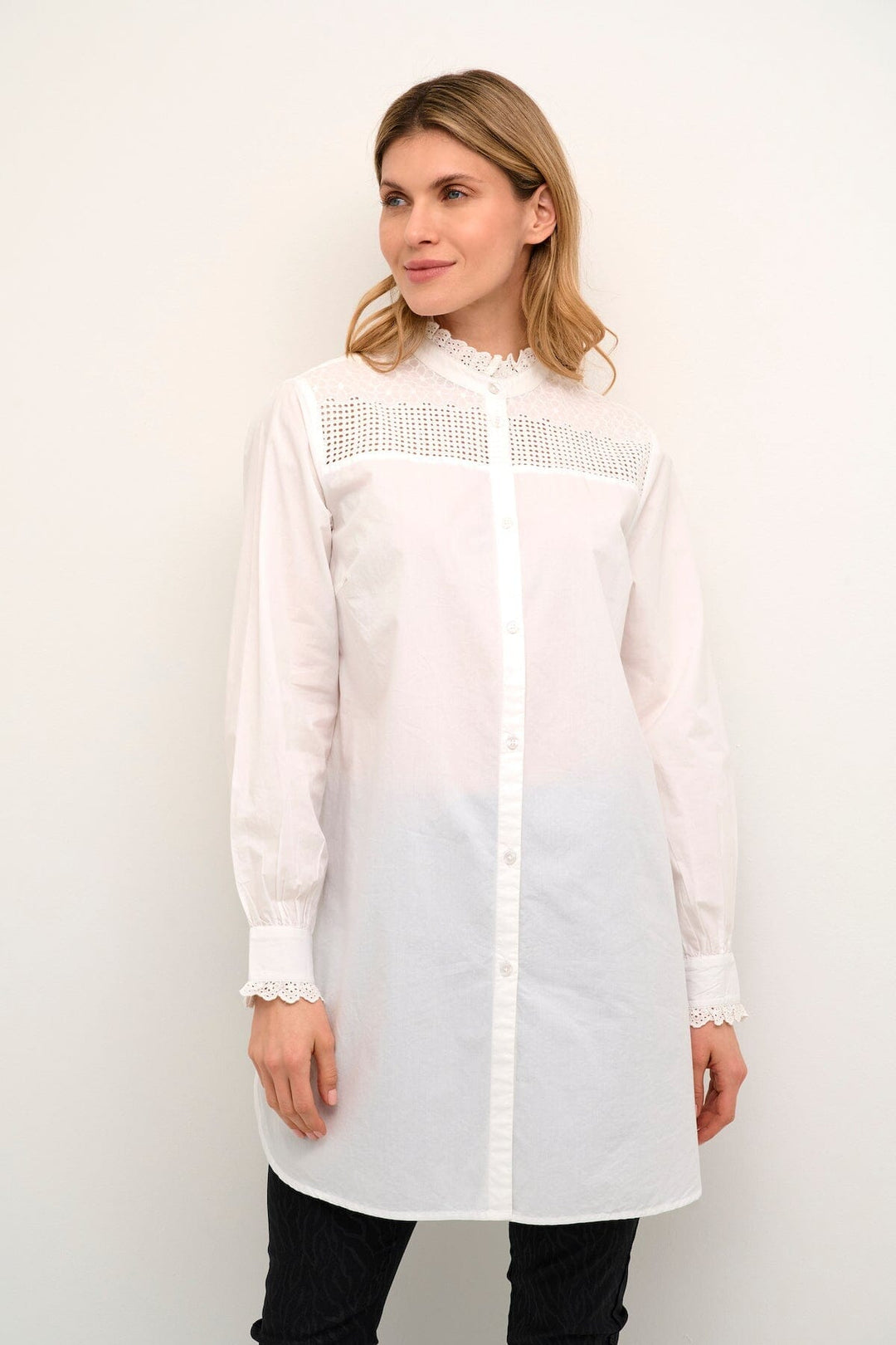 Chemise Viban Femme - Blouses et chemises - Blouses et chemises avec col Cream