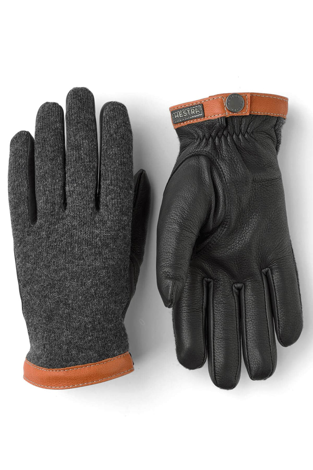 Gant de daim et tricot de laine Homme - Accessoires - Gants - Gants de cuir Hestra