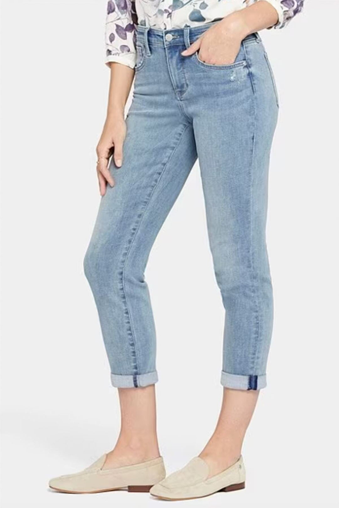 Jean boyfriend coupe droite slim à taille haute Margot Femme - Bas - Pantalon - Jeans NYDJ