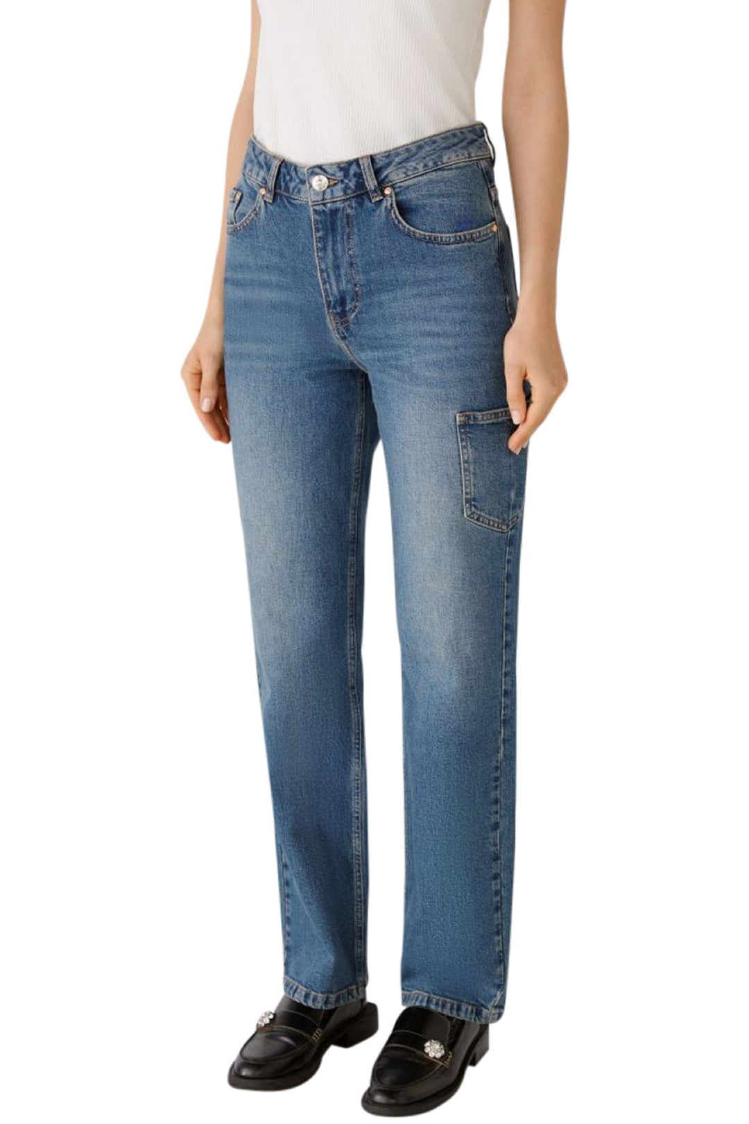 Jean coupe droite Femme - Bas - Pantalon - Jeans Oui