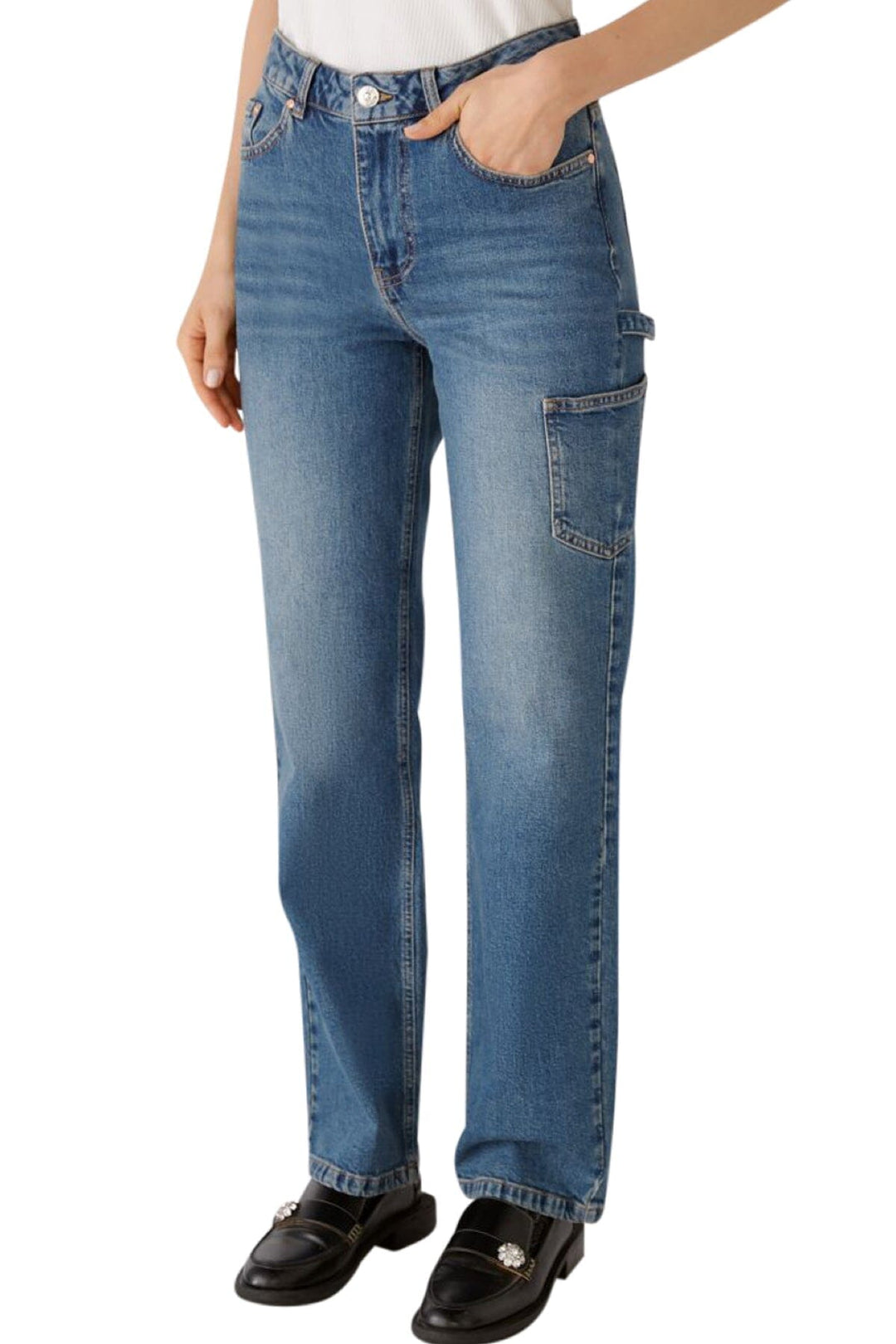 Jean coupe droite Femme - Bas - Pantalon - Jeans Oui