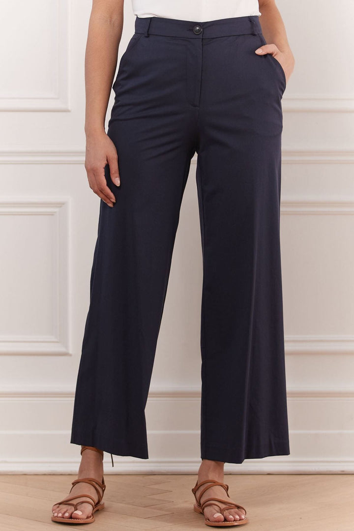 Pantalon gaucho en coton fin Femme - Bas - Pantalon - Pantalon habillé Iris Setlakwe