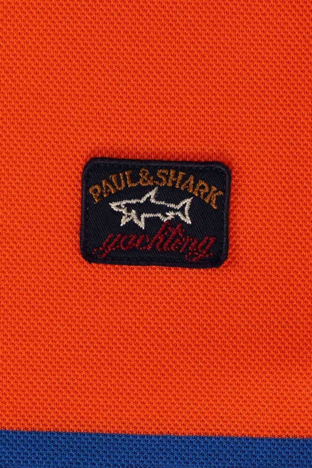 Polo ligné orange avec rayures Homme - Hauts - Polo - Polo mc Paul and Shark