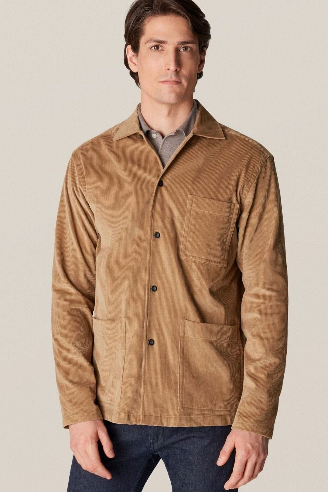 Sur chemise en "corduroy" Homme - Chemise - Chemise sport Eton