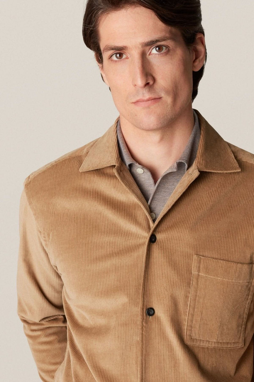 Sur chemise en "corduroy" Homme - Chemise - Chemise sport Eton