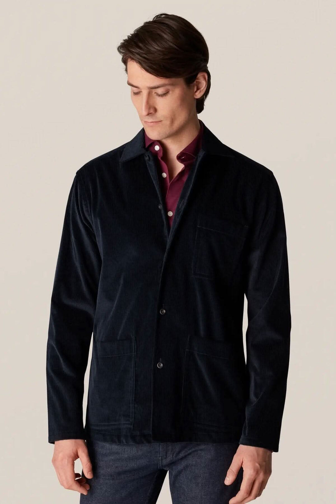 Sur chemise en "corduroy" Homme - Chemise - Chemise sport Eton