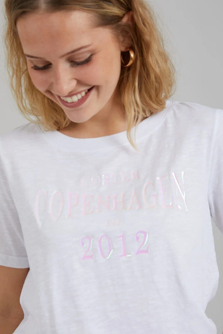 T-shirt avec impression du logo Femme - Hauts - T-shirt coster